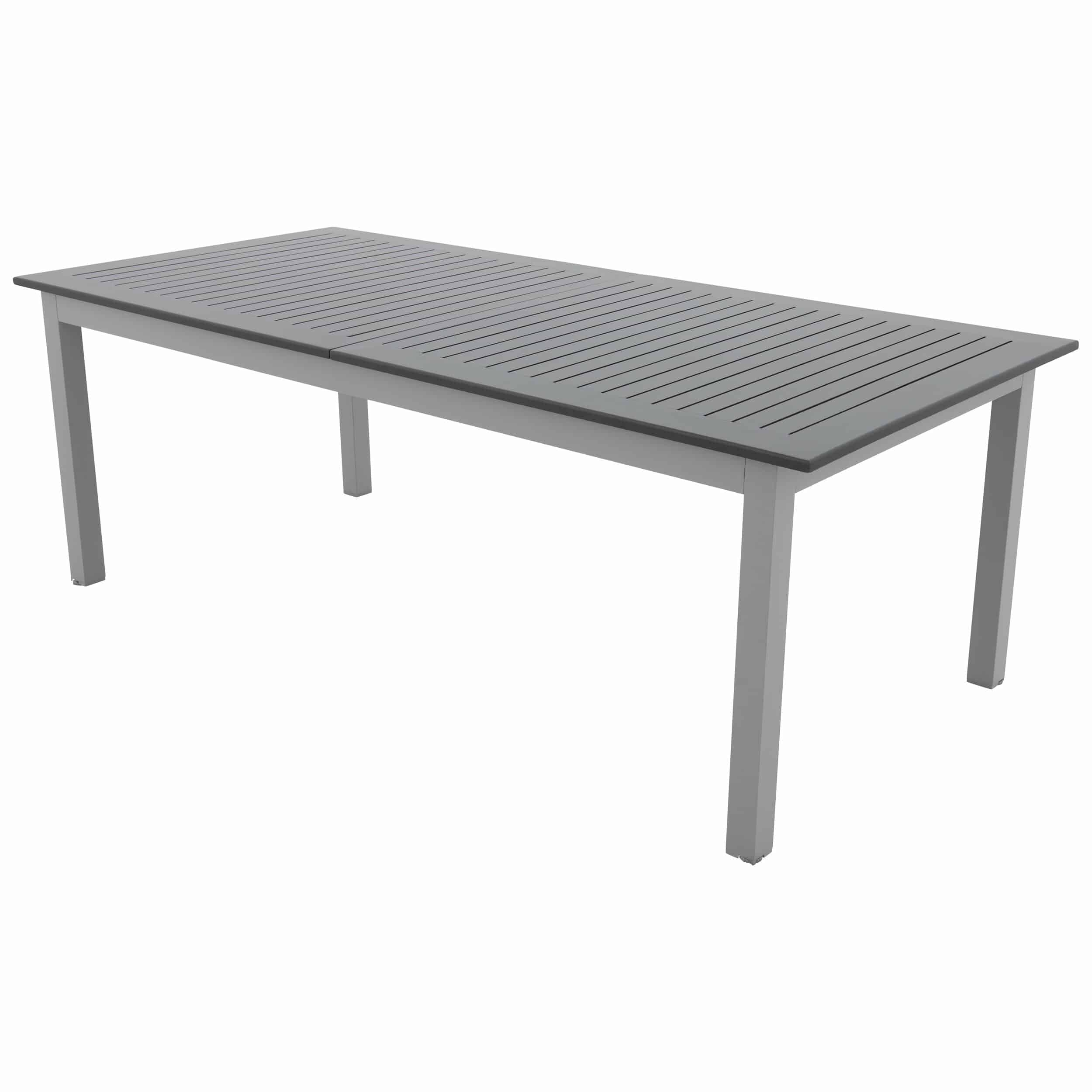 Expert Plus Alu Ausziehtisch 220/280x100 metallgrau/anthrazit