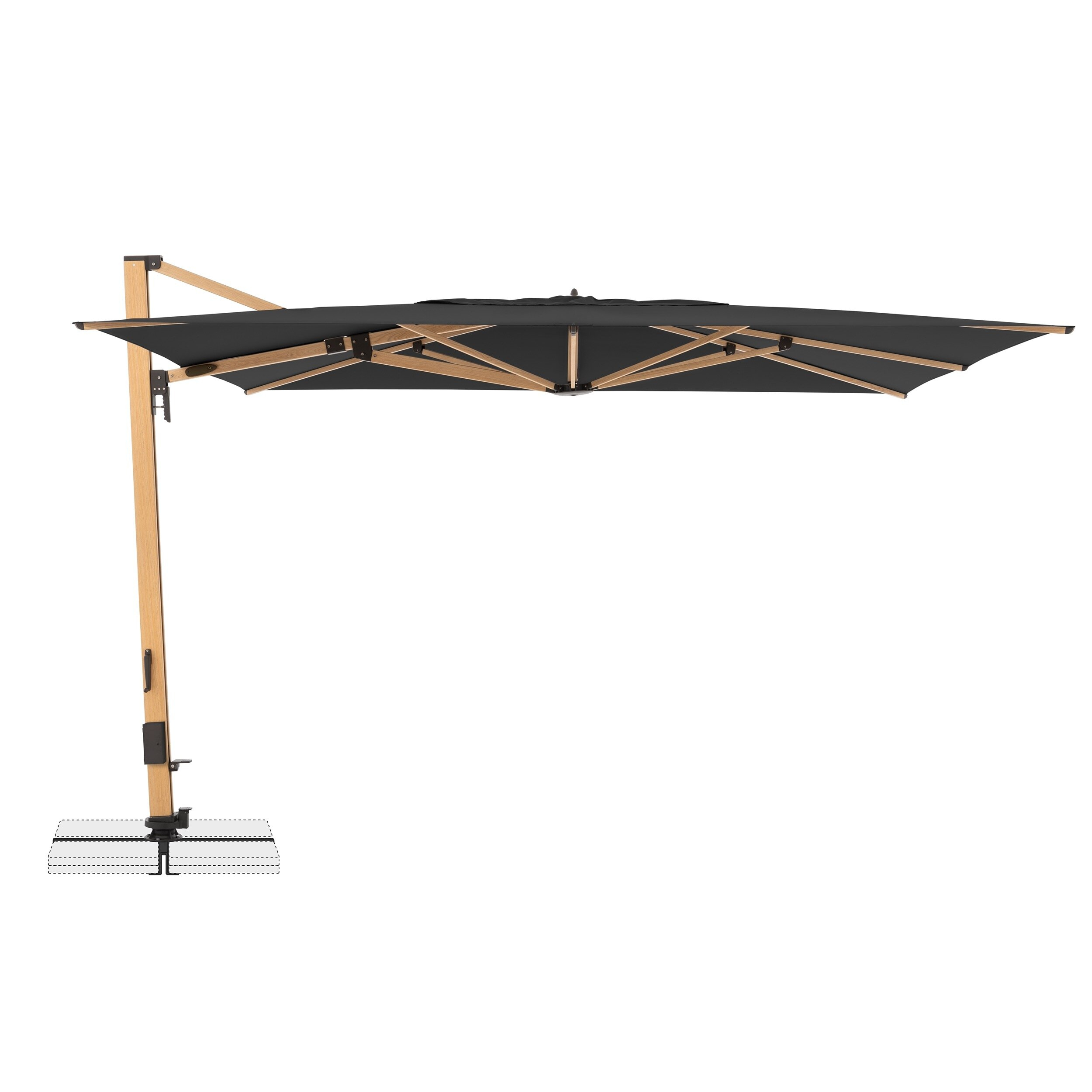 Alu-Wood 400 x 300 Side XL LED
