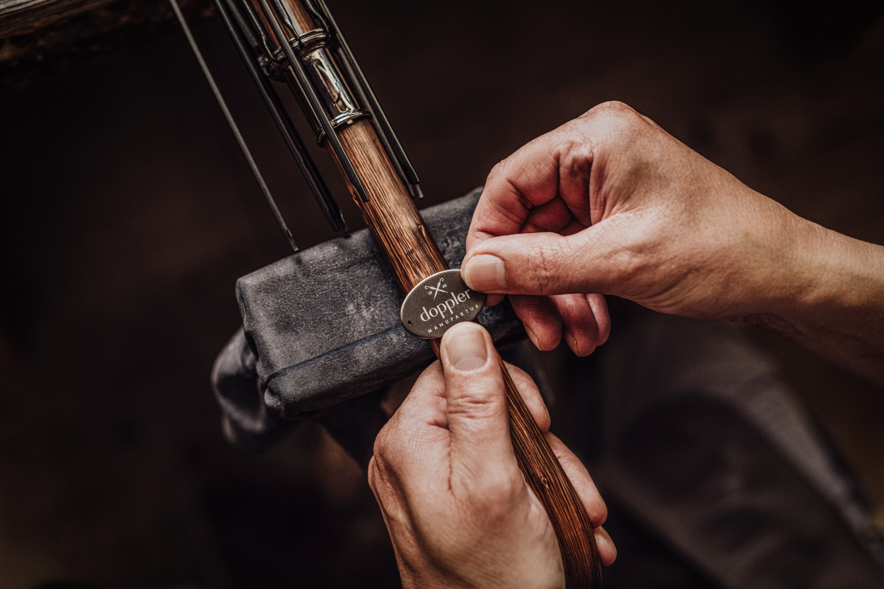 Ombrello artigianale della manufattura Doppler
