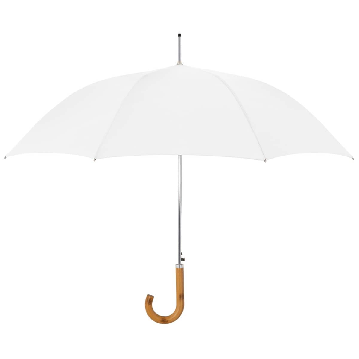 doppler Nature Magic Regenschirm Nahaufnahme des Griff aus Holz